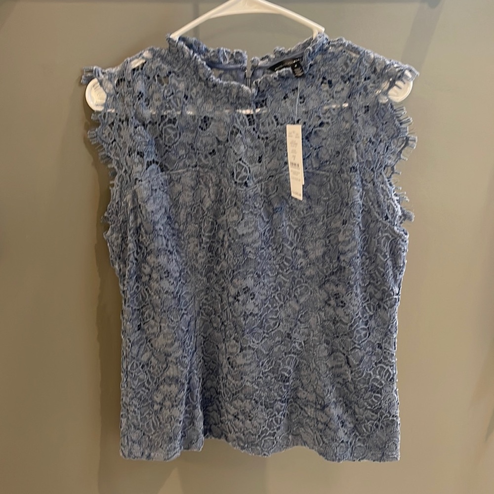 White House black market lace top